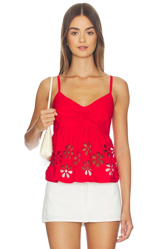 view 1 of 4 Meru Top in Scarlet