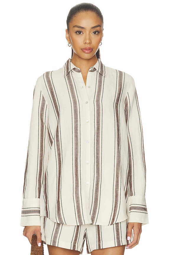 view 2 of 5 Knox Top in Sequoia Stripe