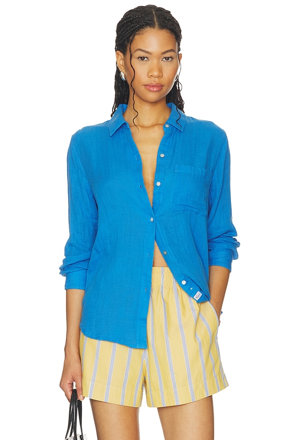 view 1 of 4 Ellis Top in French Blue