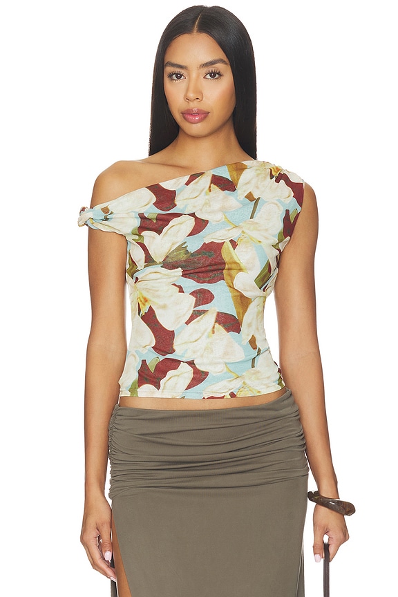 view 1 of 4 Orelia Top in Plumeria