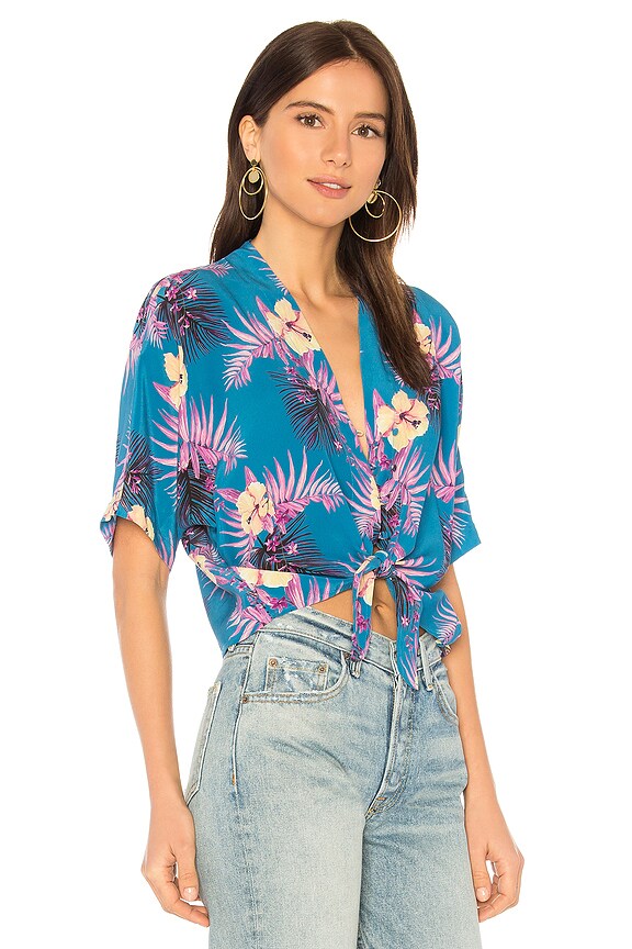 view 2 of 4 Thea Button Up in Hawaiian Tropic