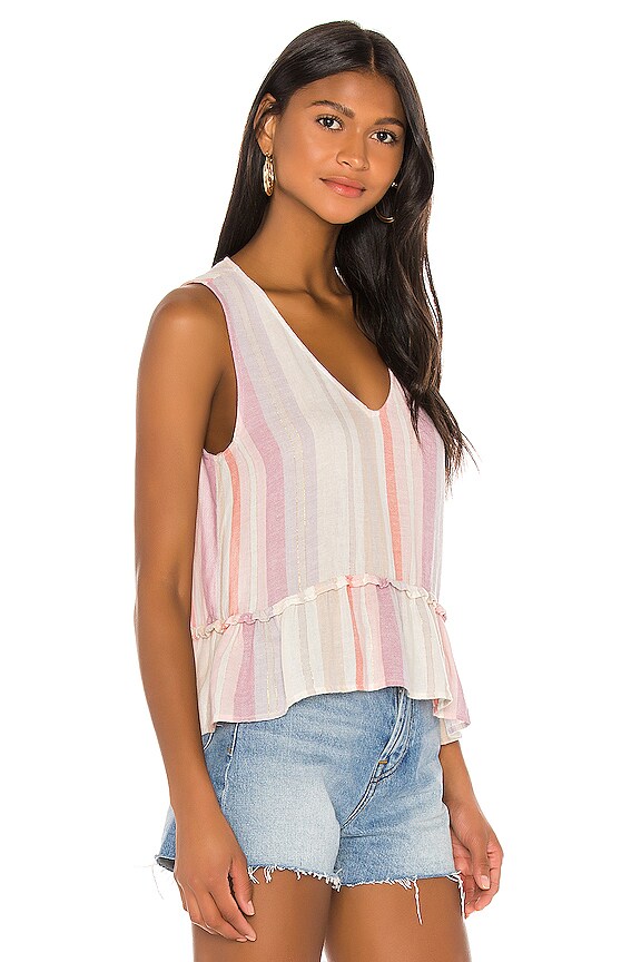 view 2 of 5 Mira Tank in Juliette Stripe