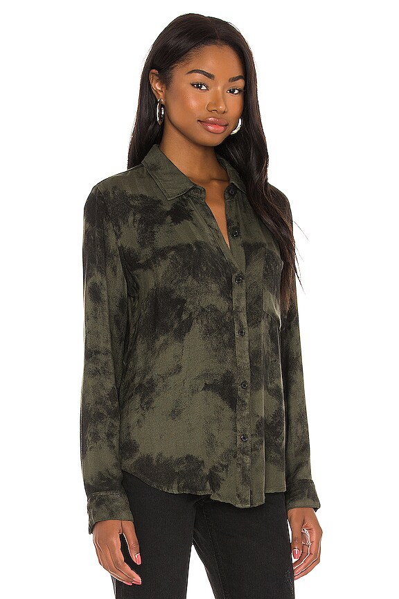 view 2 of 4 Hunter Top in Olive Tie Dye