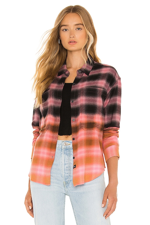 view 1 of 4 Tierra Top in Pink Orange Dip Dye