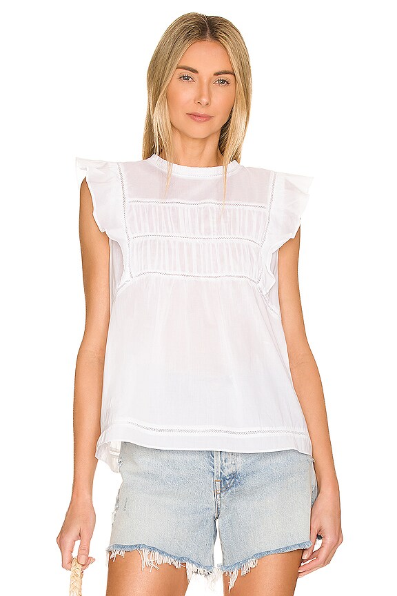 view 2 of 5 Filomena Top in Bright White