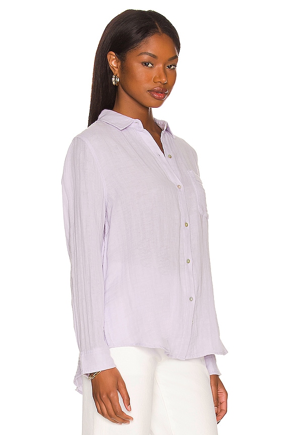 view 2 of 4 CAMISA DE BOTONES ELLIS in Violet