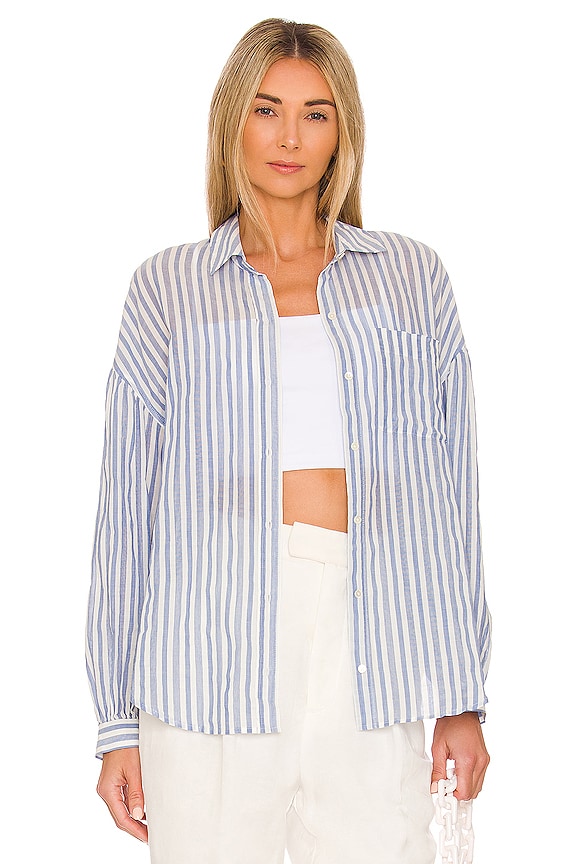 Rails Janae Button Up Shirt in Lighthouse Stripe | REVOLVE