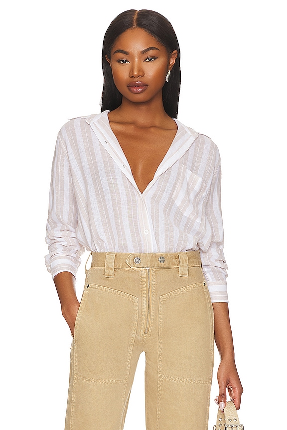 Rails Charli Button Up Shirt in Shore Stripe | REVOLVE