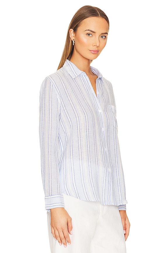 view 2 of 4 CHEMISE CHARLI BUTTON UP in Napoli Stripe