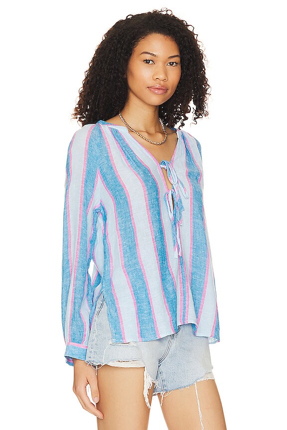 view 2 of 4 Brielle Top in Kona Stripe