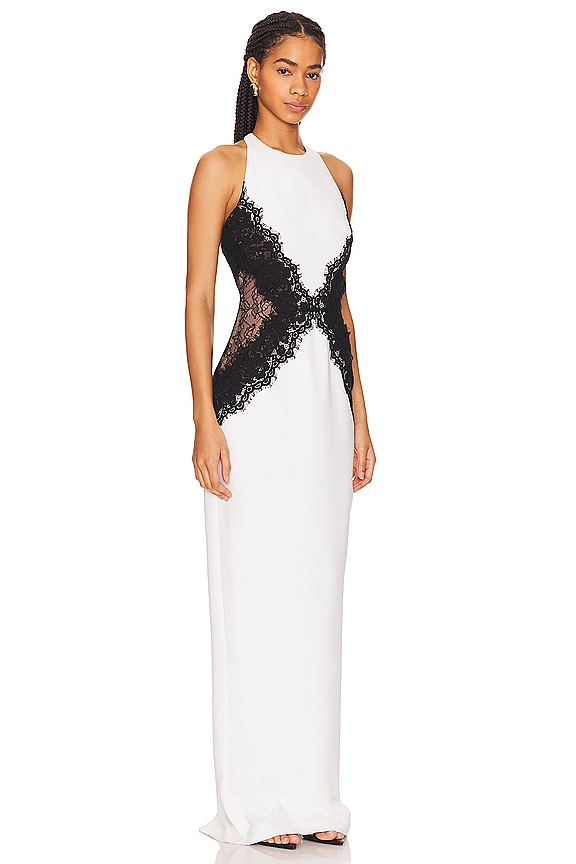 view 2 of 3 ガウン in White & Black