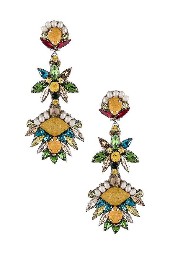 view 2 of 3 Lemon Tree Earring in Yellow