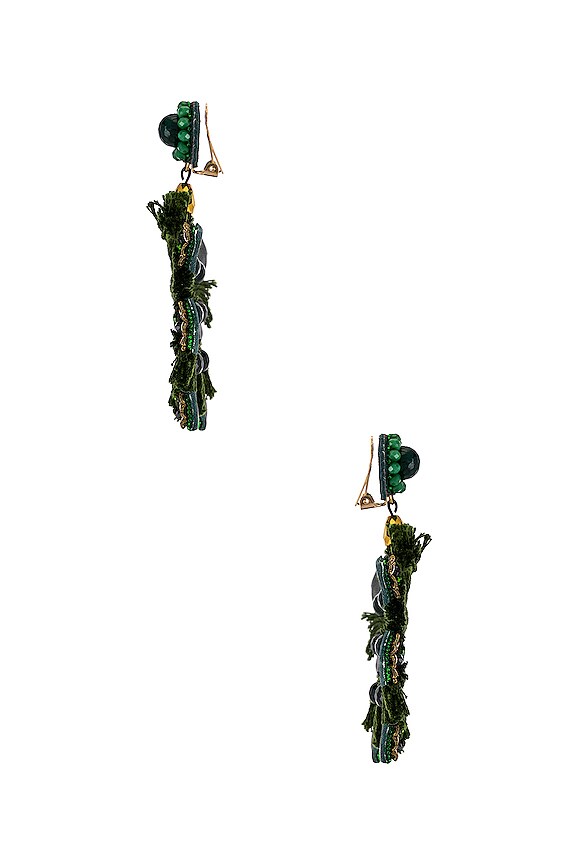 view 2 of 3 Berenike Earrings in Green