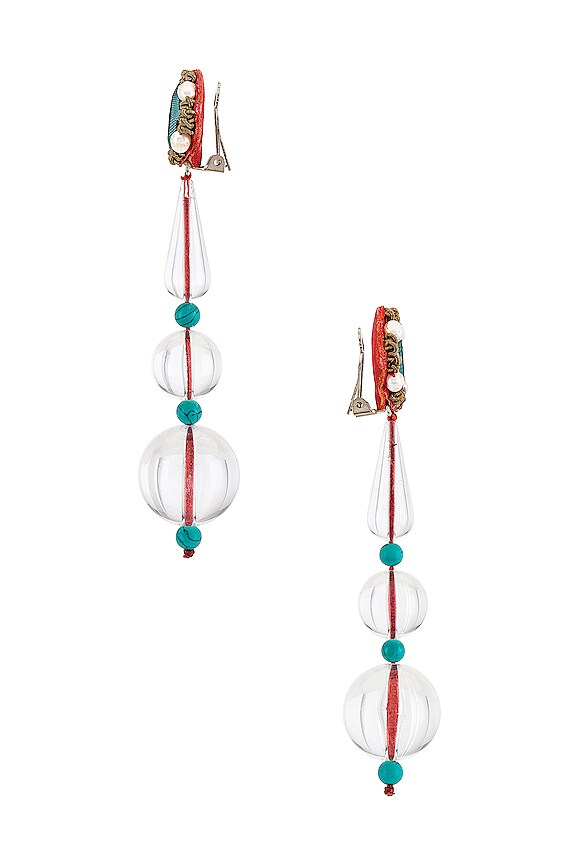 view 2 of 3 Dangle Earrings in Clear