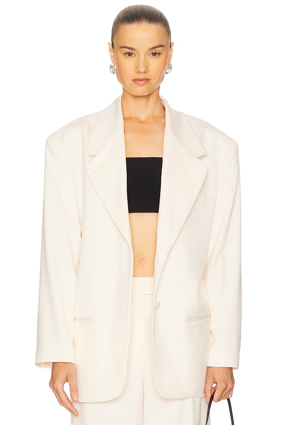 view 2 of 6 Oversized Blazer in Tofu Beige