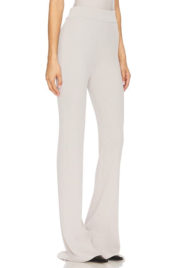 view 2 of 6 Rib Knit Pants in Opal Grey