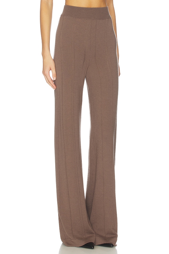 view 2 of 6 Light Knit Pant in Chocolate Chip