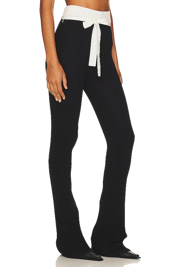 view 2 of 4 니트 팬츠 in Black Combo