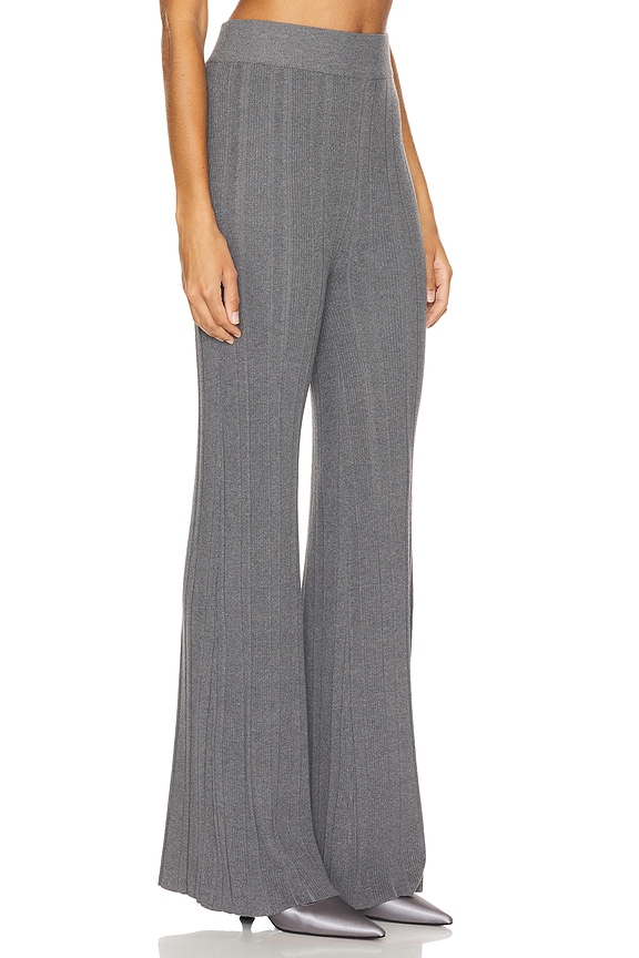 view 2 of 6 Rib Knit Pants in Granite Gray