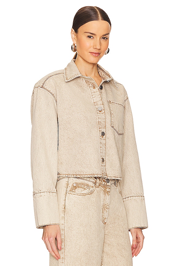 view 2 of 4 CHEMISE EN JEAN COURTE in Pure Cashmere