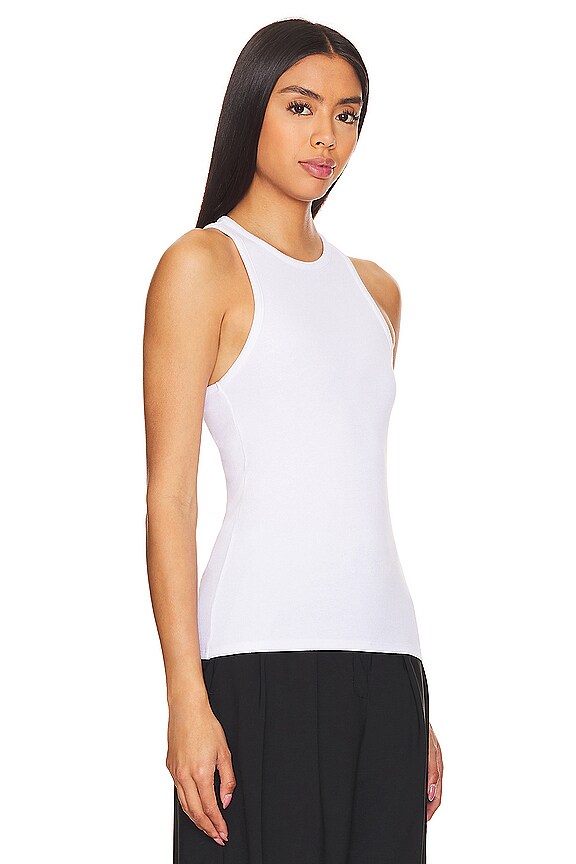 view 2 of 4 Knotted Back Top in Bright White