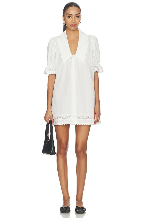 view 1 of 3 Maisie Mini Dress in White