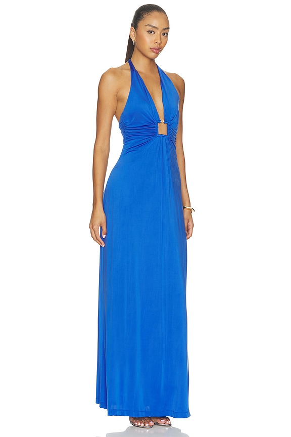 view 2 of 3 ROBE MAXI SAWYER CURPI in Lapis