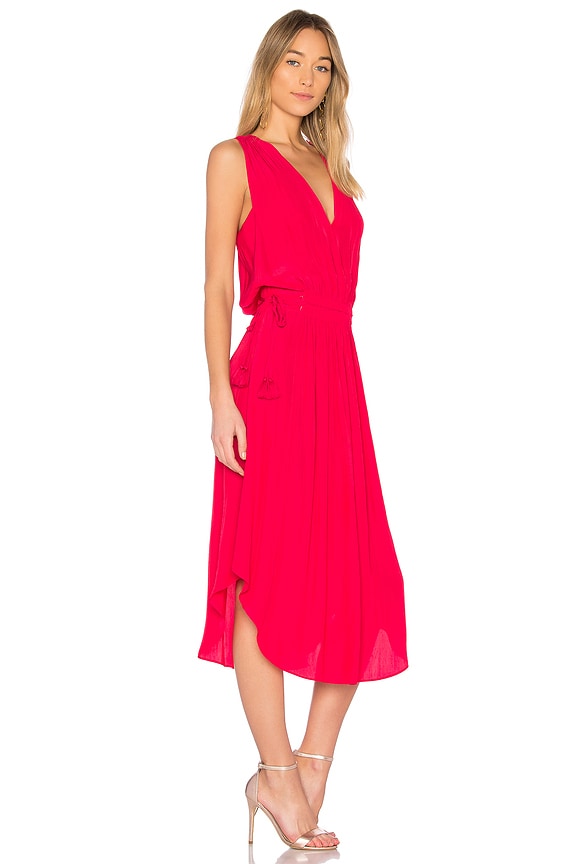 view 2 of 3 Hailey Dress in Raspberry