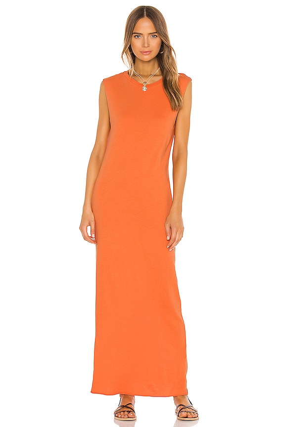 view 2 of 4 Muscle Maxi Dress in Orange