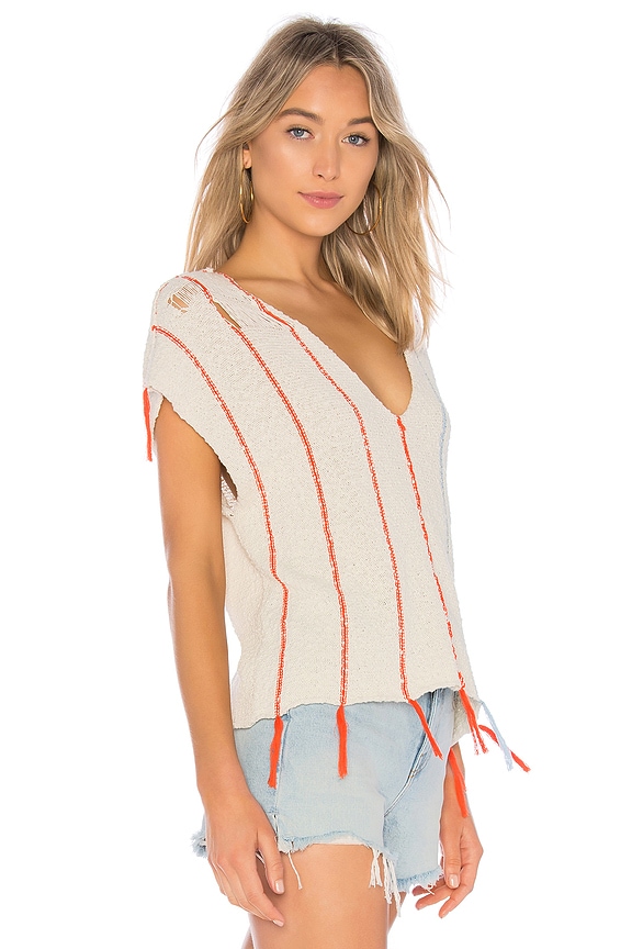 view 2 of 4 V-Neck Pop Over in Off White