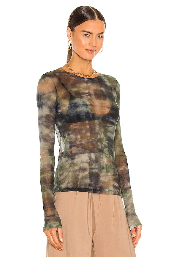 view 2 of 4 T-SHIRT in Army Camo Tie Dye