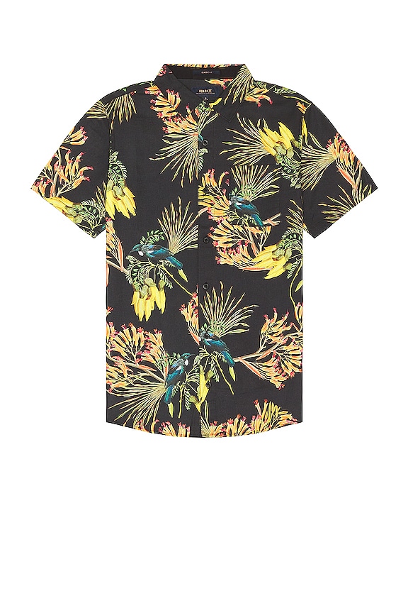 ROARK Journey Tui Floral Shirt in Black | REVOLVE