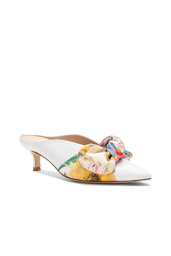 view 2 of 5 Katari Heel in White Floral Beige
