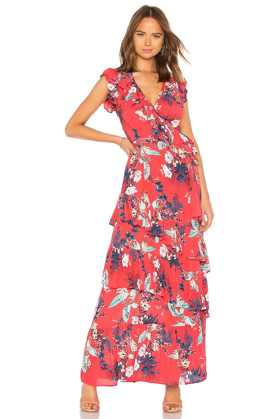 view 1 of 3 VESTIDO BENJI in Red Flower