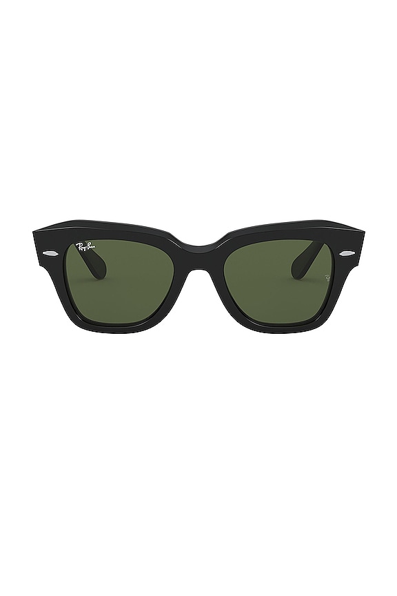 view 1 of 3 GAFAS DE SOL STATESTREET in Black & G-15 Green
