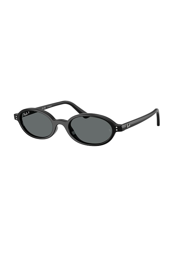 view 2 of 3 Oval Sunglasses in Black