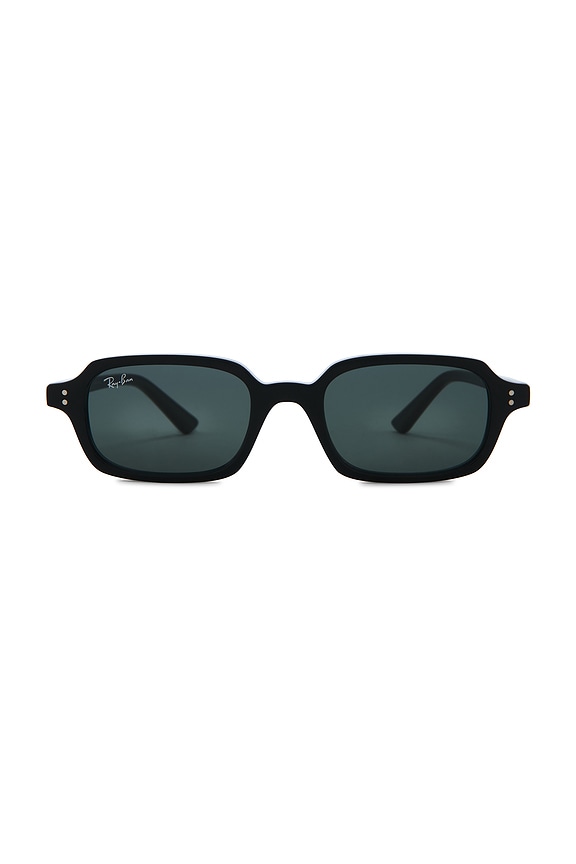 view 1 of 3 LUNETTES DE SOLEIL ZURI in Dark Green & Black