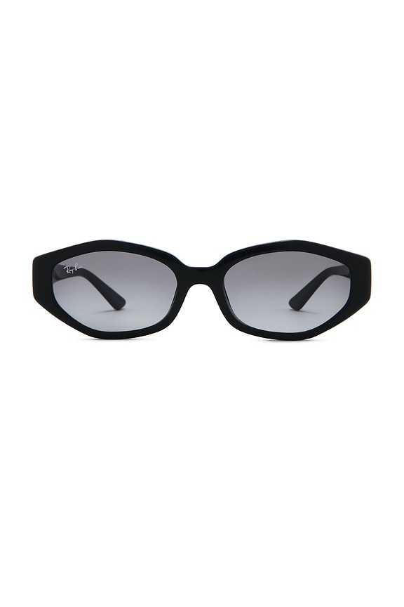 view 1 of 3 Square Sunglasses in Gradient Grey & Black&