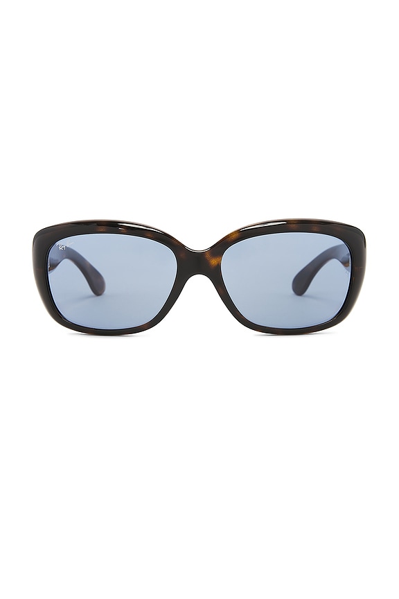 view 1 of 3 LUNETTES DE SOLEIL JACKIE in Blue & Light Havana