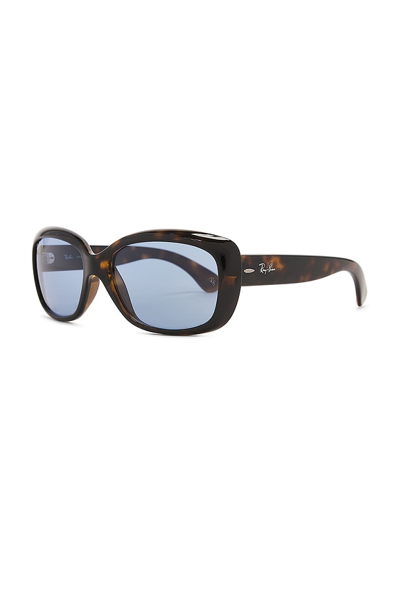 view 2 of 3 LUNETTES DE SOLEIL JACKIE in Blue & Light Havana