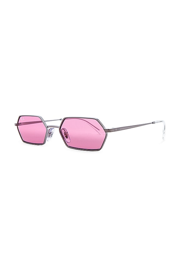 view 2 of 3 Yevi Sunglasses in Gunmetal & Pink