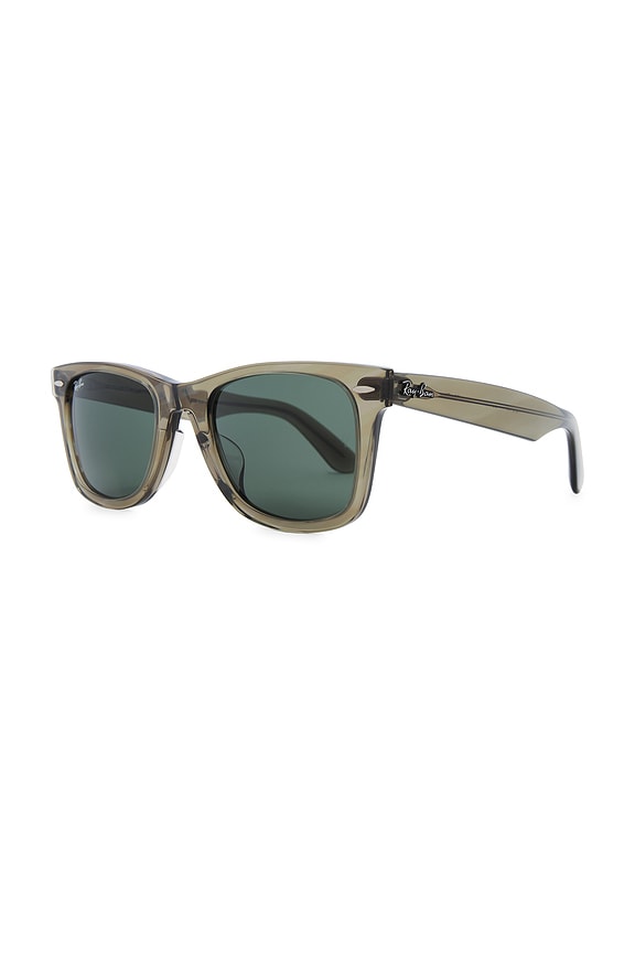 view 2 of 3 Wayfarer Sunglasses in Green