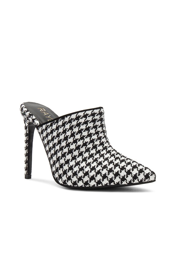 view 2 of 6 Morris Mule in Black Houndstooth