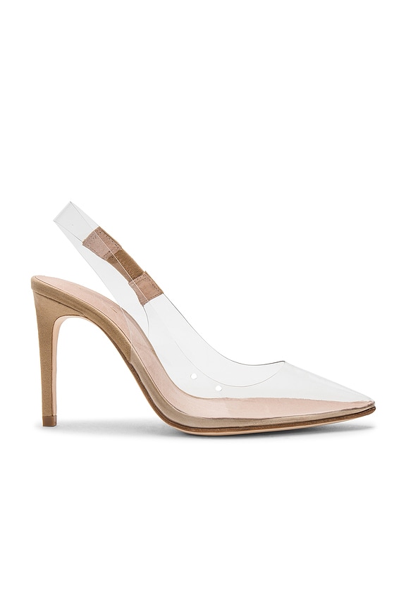 view 1 of 5 ZAPATO DE TACÓN CON TALÓN ABIERTO FORTE in Nude