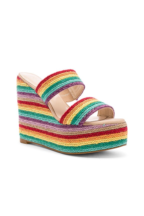 view 2 of 5 Islander Heel in Rainbow Multi