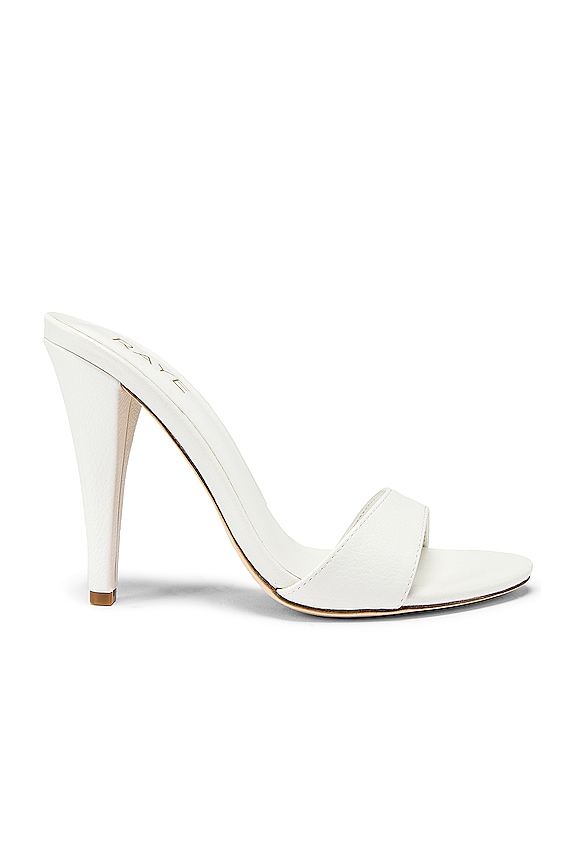 RAYE Cocktail Heel in White | REVOLVE