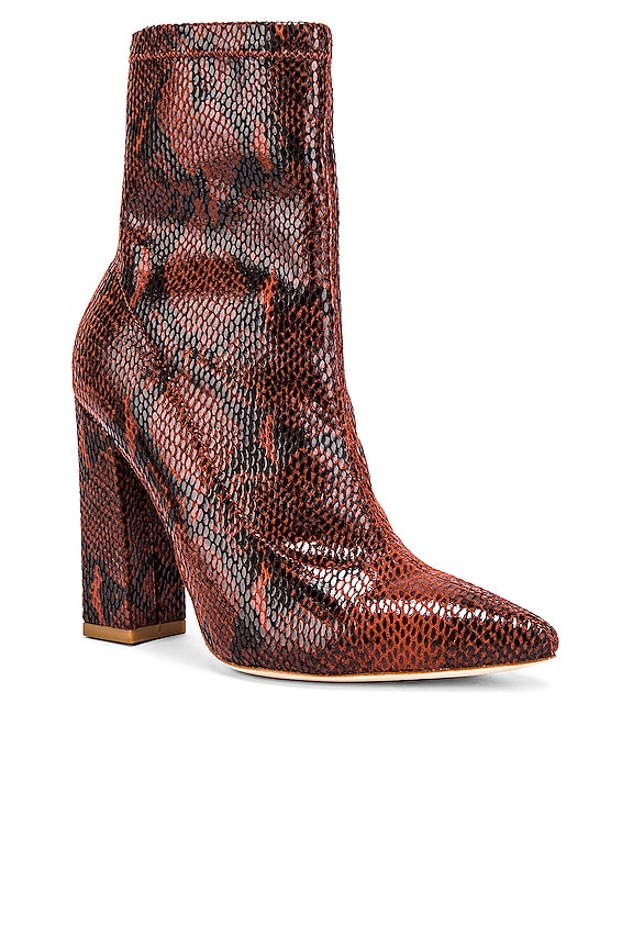 view 2 of 5 BOTTINES FANG in Brown Snake