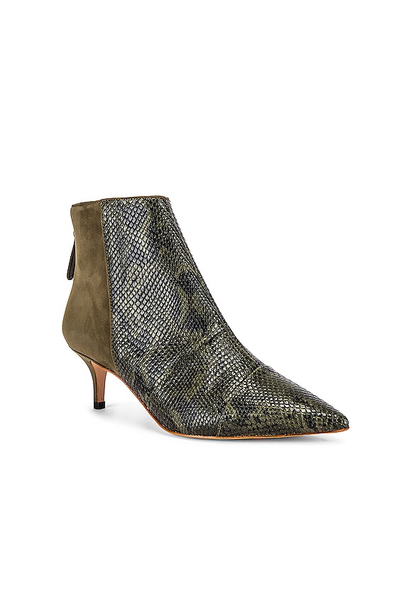 view 2 of 6 Rio Bootie in Green Snake