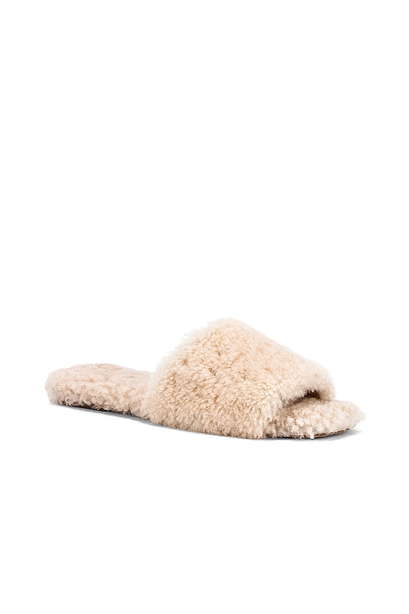 view 2 of 5 SANDALES SHEARLING in Natural