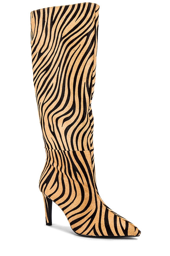 view 2 of 6 CLOE 부츠 in Tan Zebra